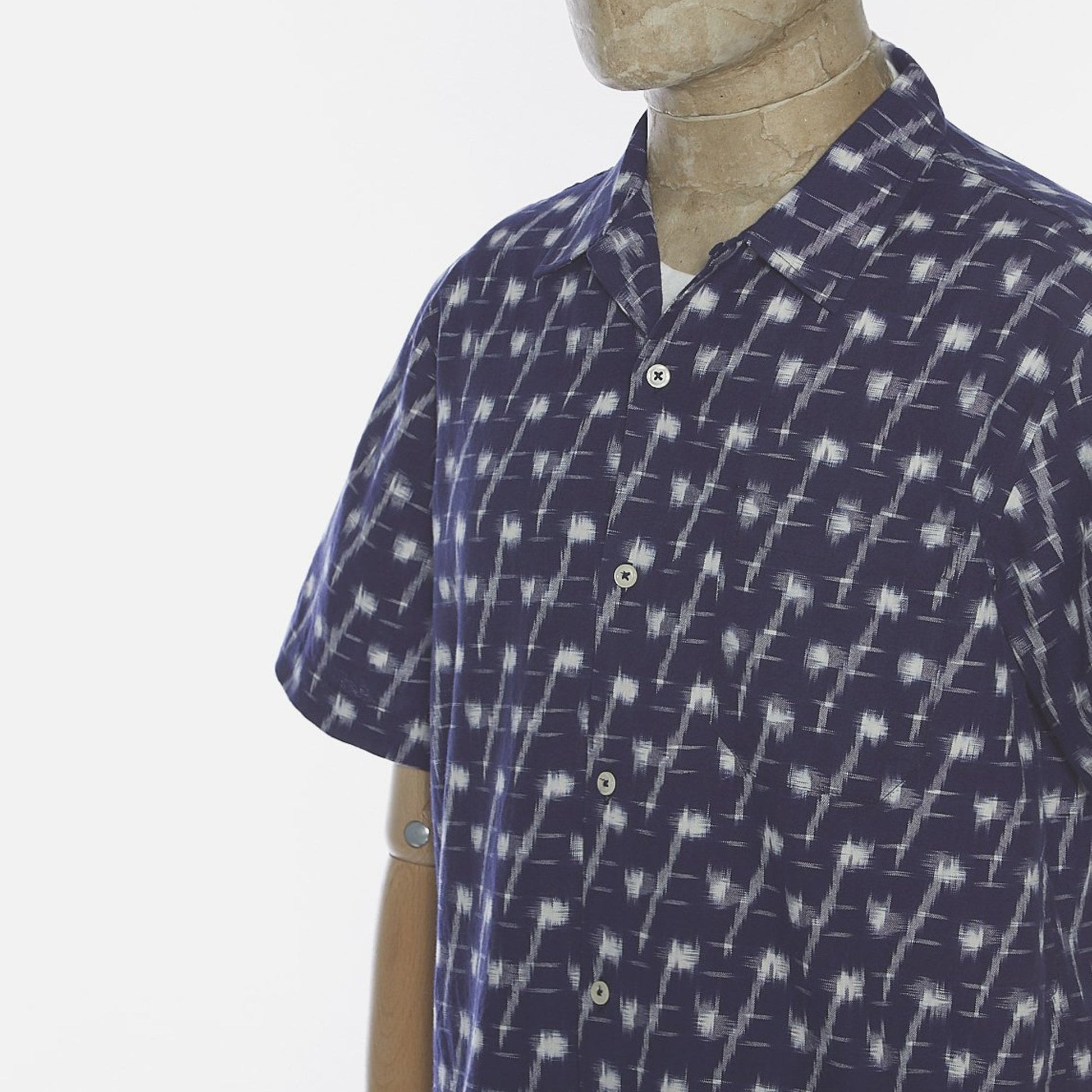Universal Woven Cotton Shirt - Indigo