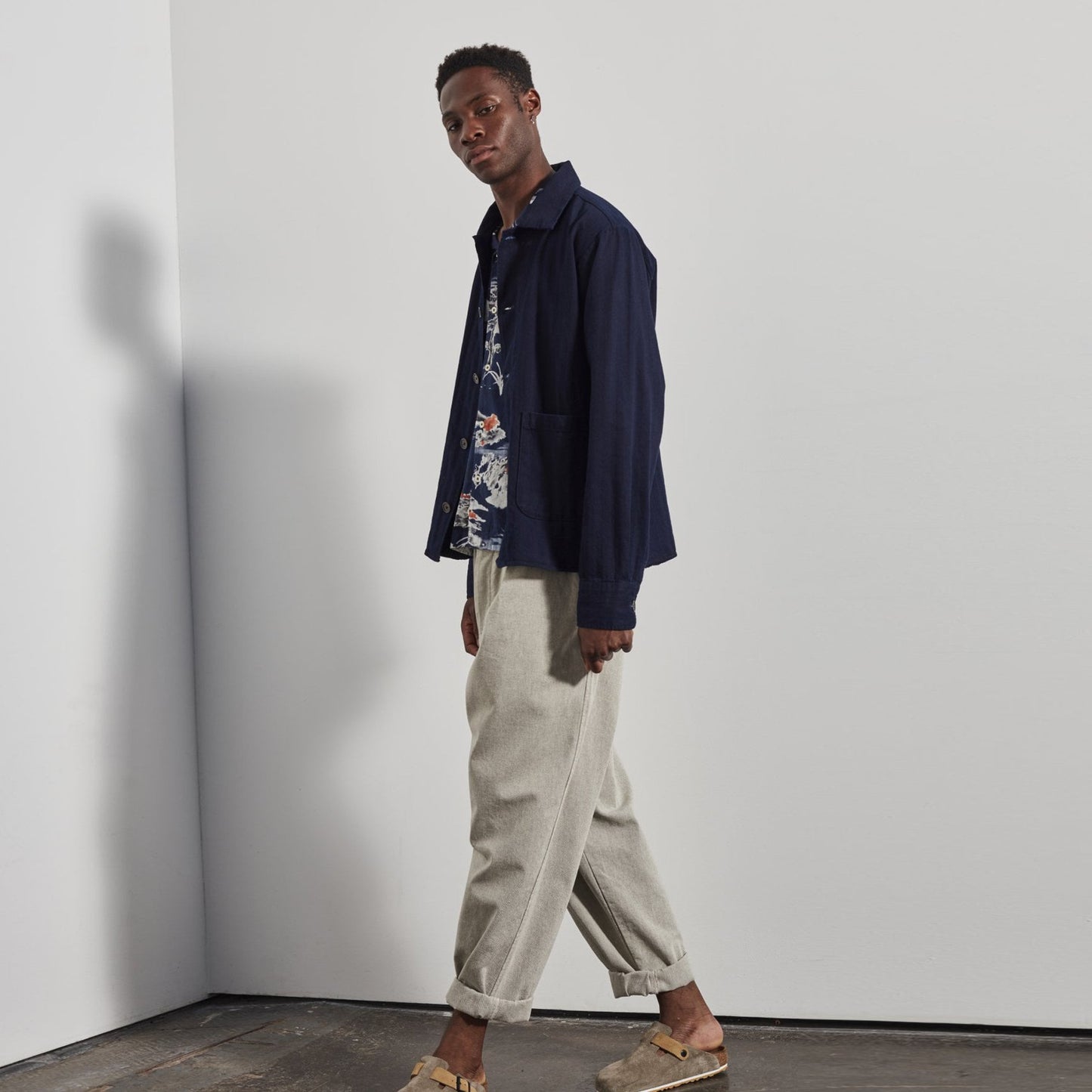 - Travail - Denim Overshirt - Indigo