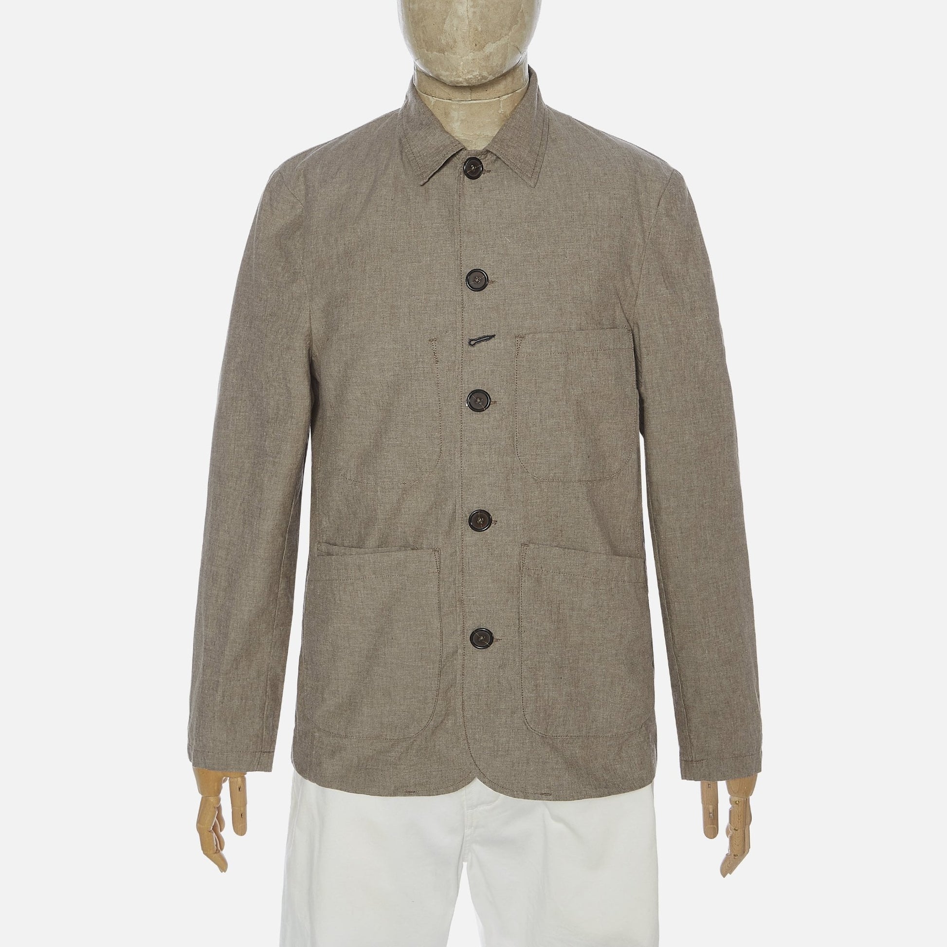 Universal Melange Cotton Bakers Jacket - Sand