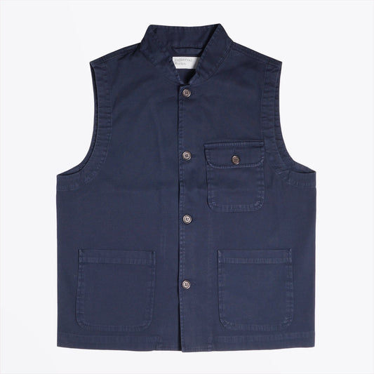 - Battleman - Fine Weave Waistcoat - Navy