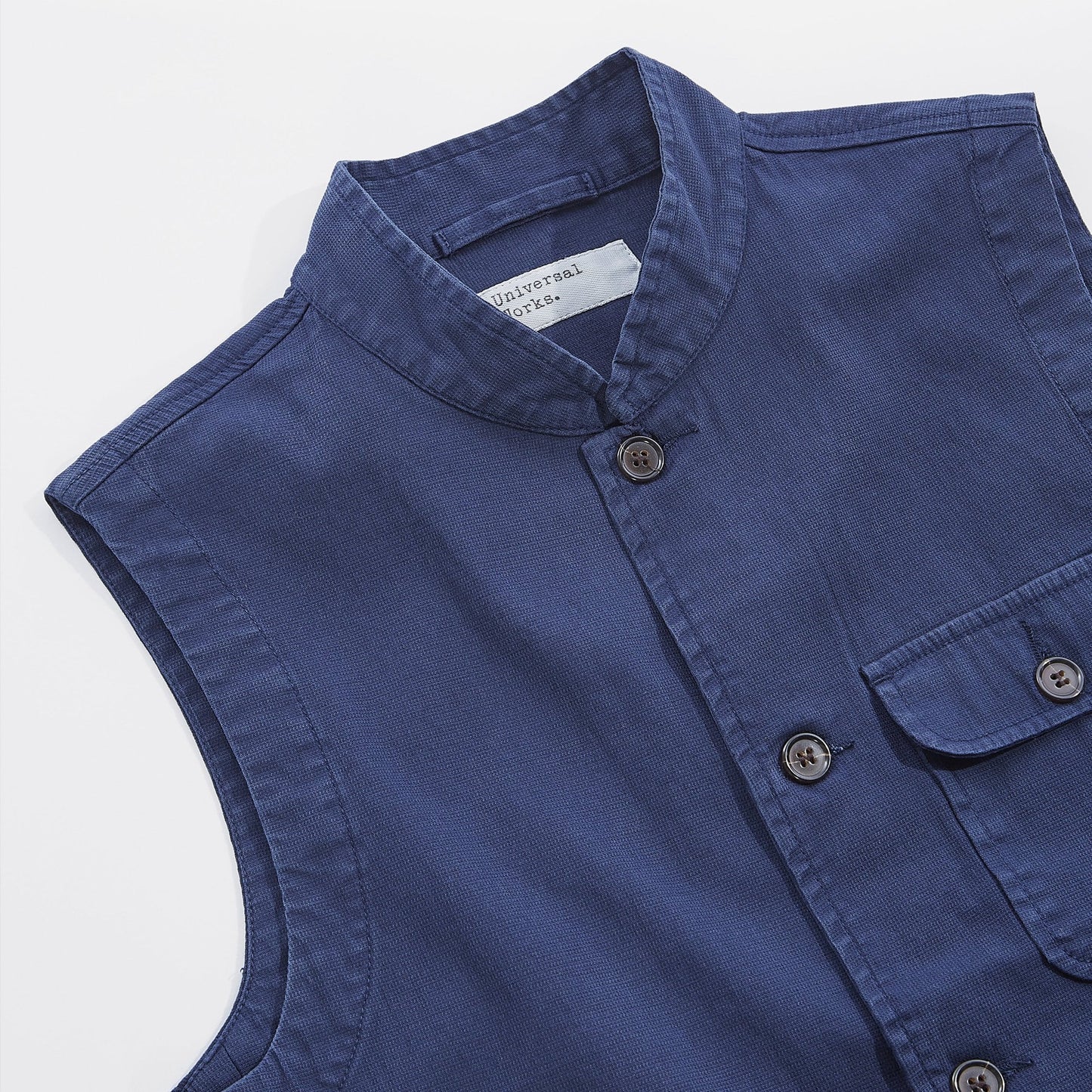 - Battleman - Fine Weave Waistcoat - Navy