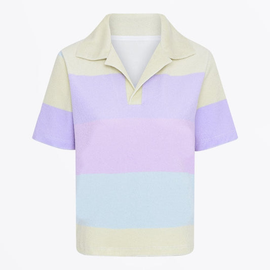 - Simone Towelling Polo Shirt