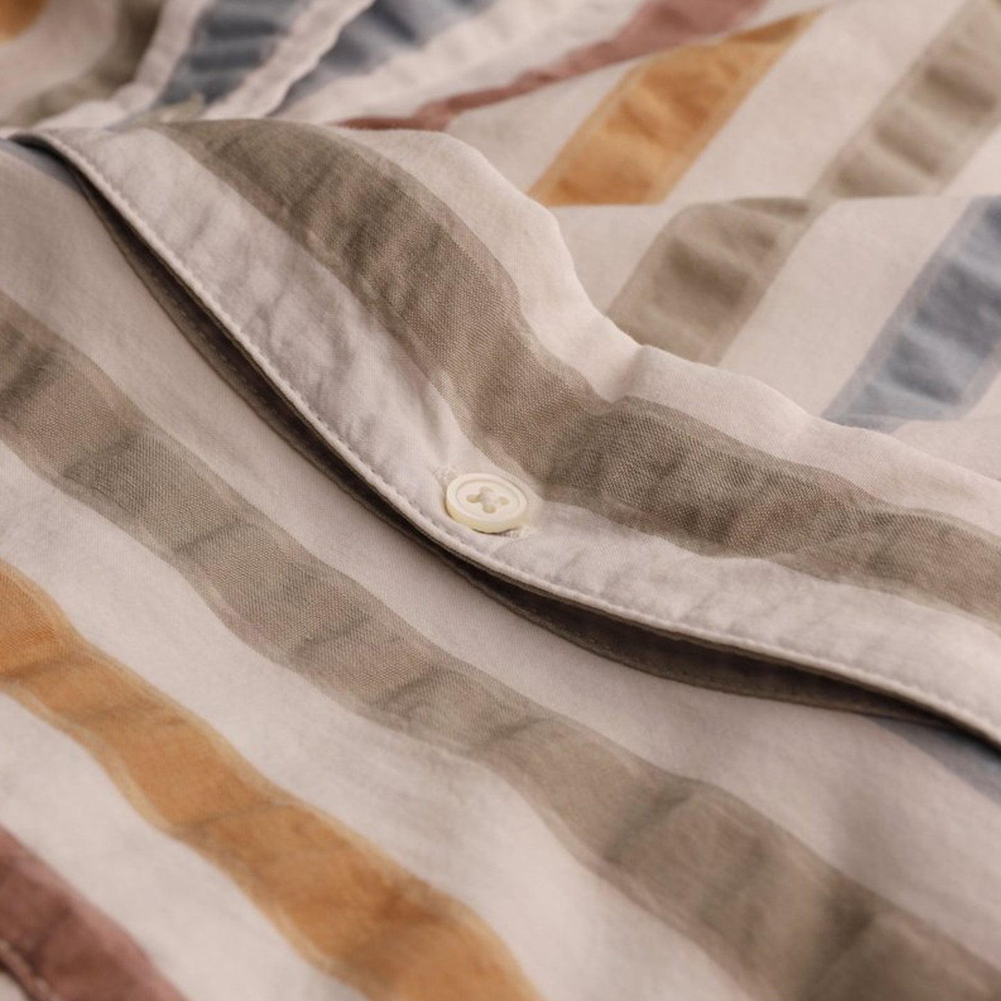 - Striped Short-Sleeve Shirt - Multi