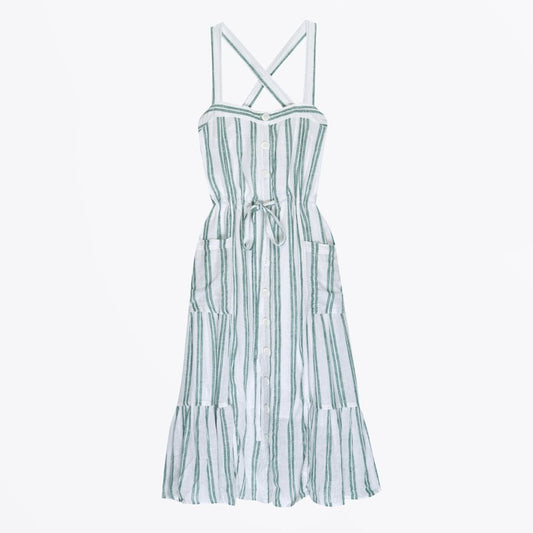 - Cassia Dress - Ivy Stripe