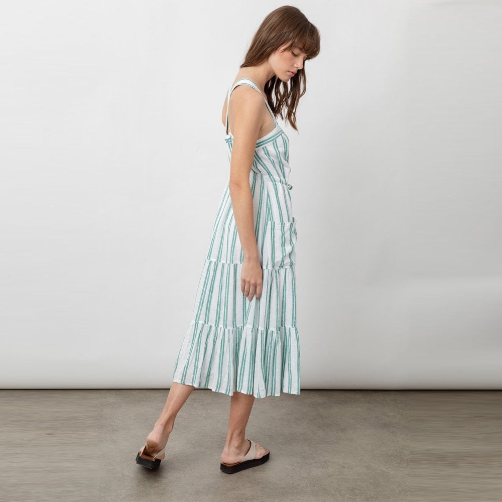 - Cassia Dress - Ivy Stripe