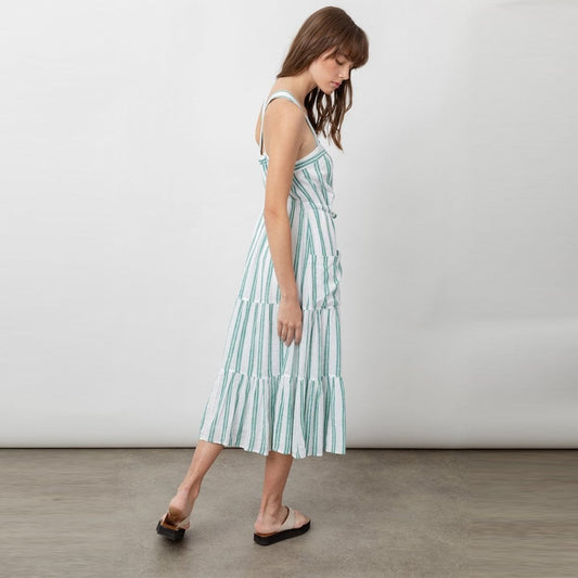 - Cassia Dress - Ivy Stripe