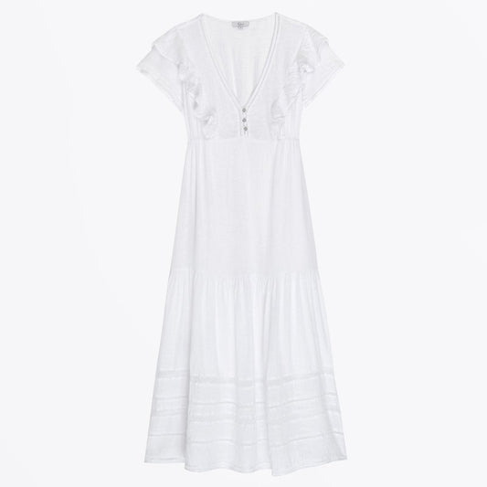 - Eden Dress - White Lace Detail