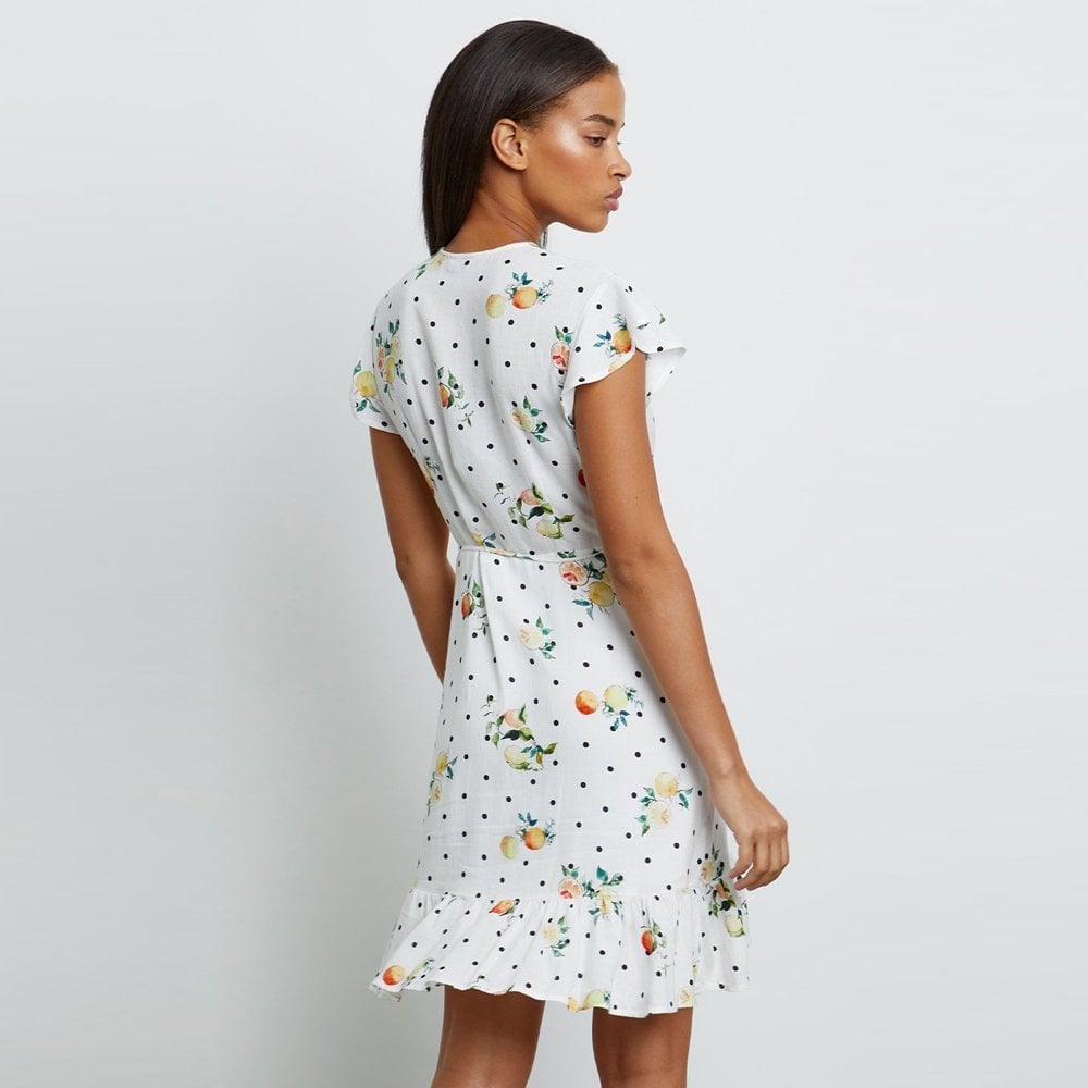 Koreen Dress - Polka Dot Citrus