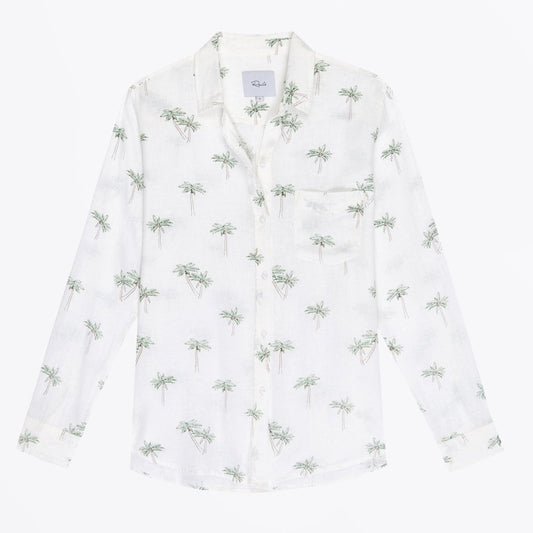 - Charli Shirt - Sketched Palms