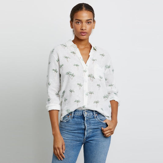 - Charli Shirt - Sketched Palms