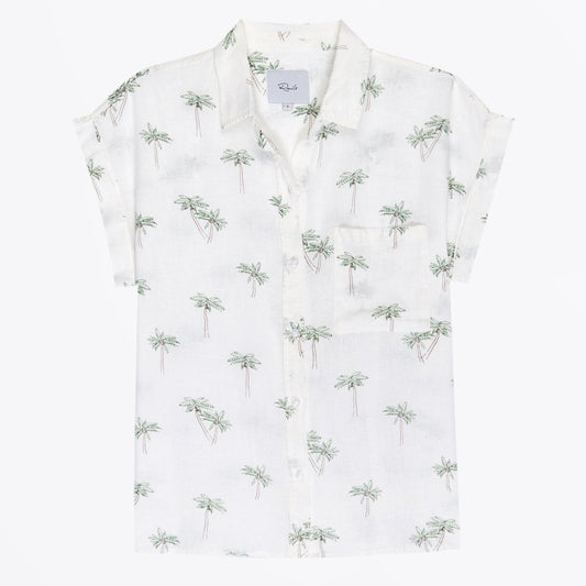 - Whitney Shirt - Sketched Palms