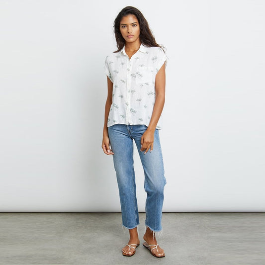 - Whitney Shirt - Sketched Palms