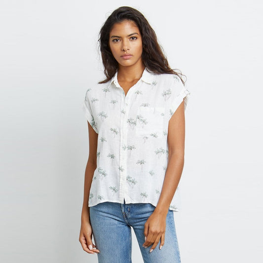 - Whitney Shirt - Sketched Palms