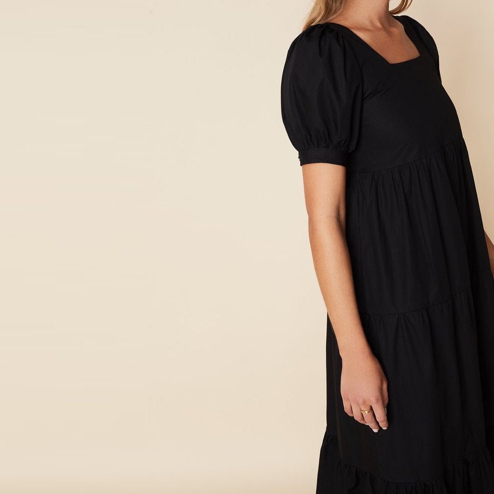- Aylah Midi Dress - Black