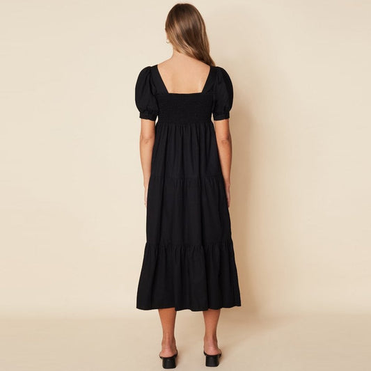 - Aylah Midi Dress - Black