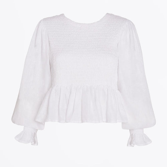 - Savita Top - White