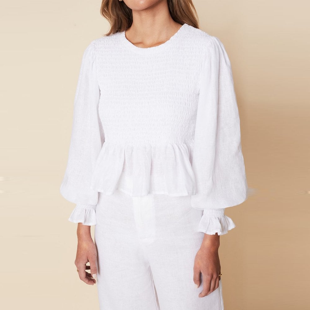 - Savita Top - White