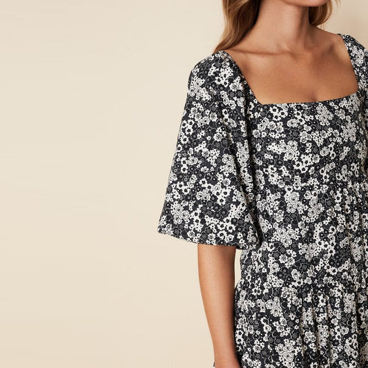 - Eryn Mini Dress - Fiorella Floral Print