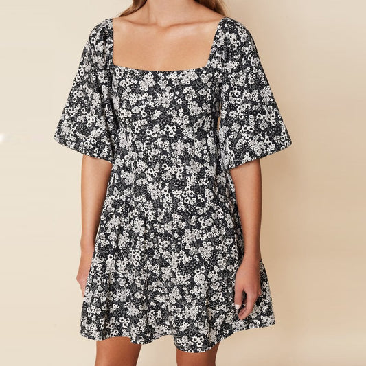 - Eryn Mini Dress - Fiorella Floral Print