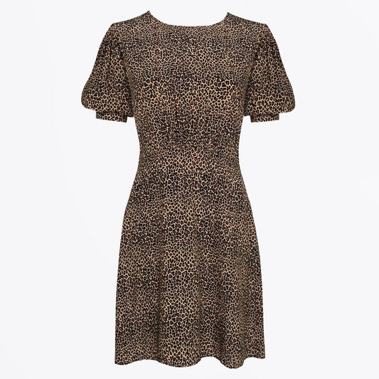 - Sidonie Mini Dress - Indi Animal Print