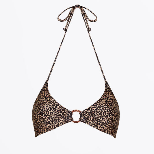 Mian Bikini Top - Indi Animal Print