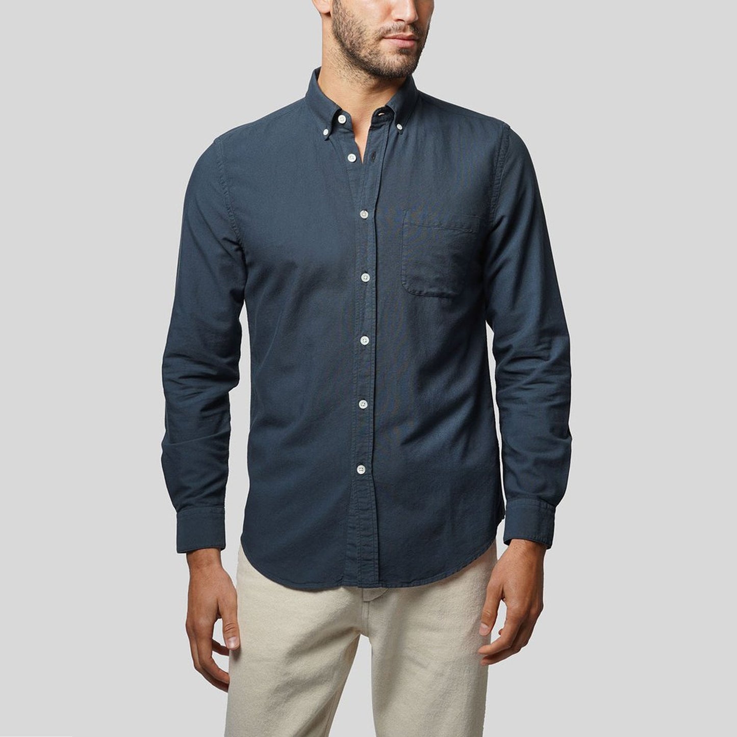 - Belavista - Button-Down Shirt - Navy