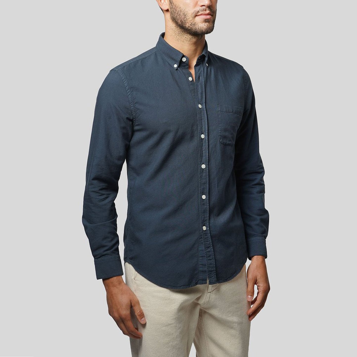 - Belavista - Button-Down Shirt - Navy