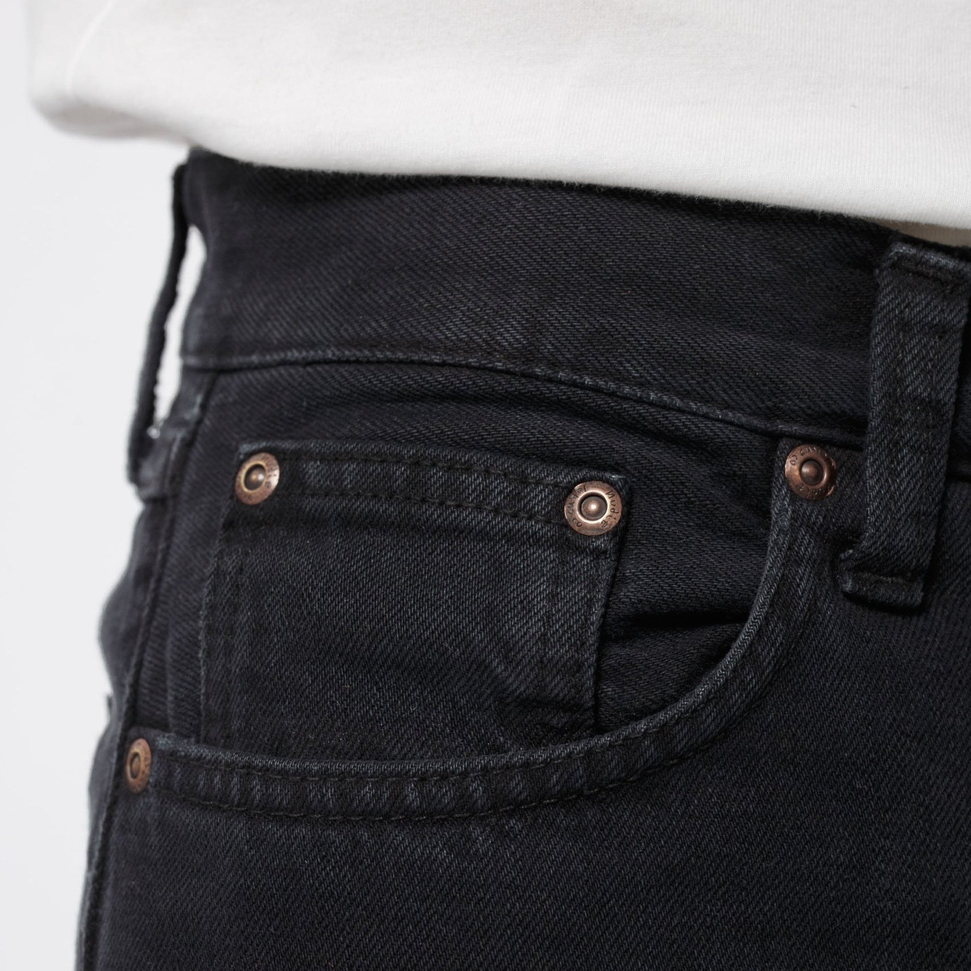 Nudie Gritty Jackson - Black Forest Jeans - Blue/Black