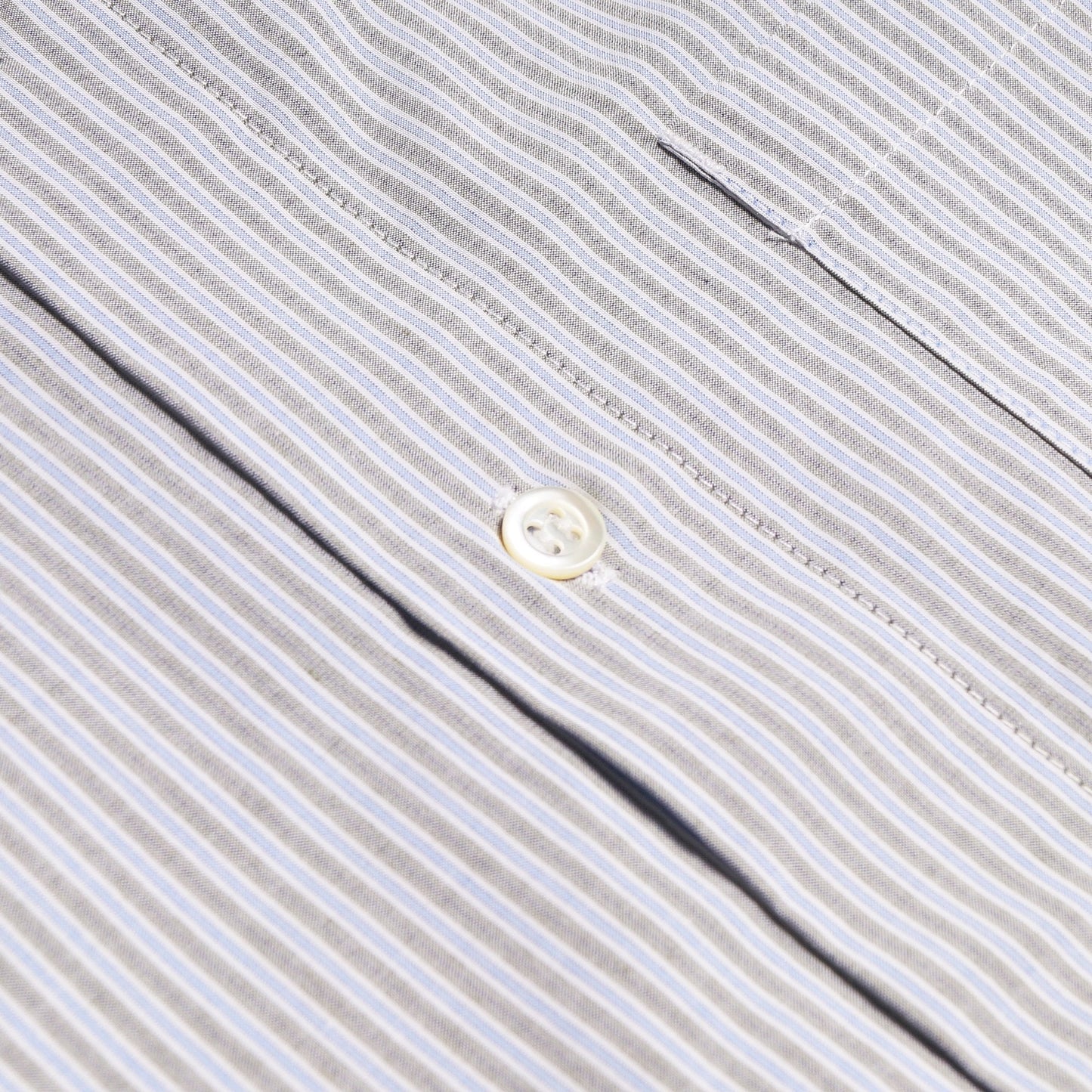 Mark - Stripe Shirt - Grey/Green
