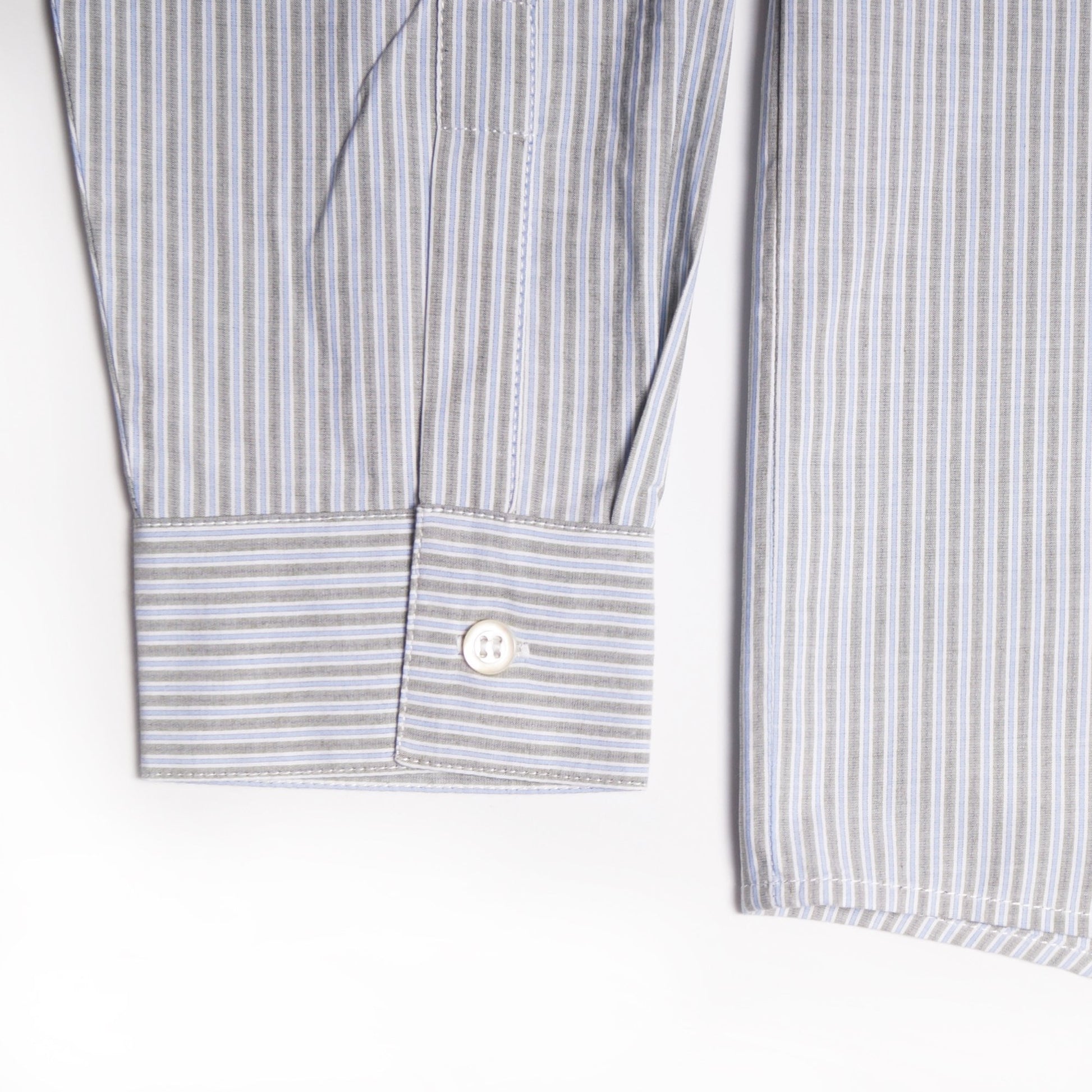 A.P.C. Mark - Stripe Shirt - Grey/Green