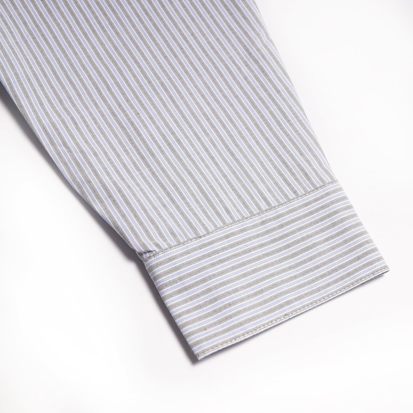 Mark - Stripe Shirt - Grey/Green