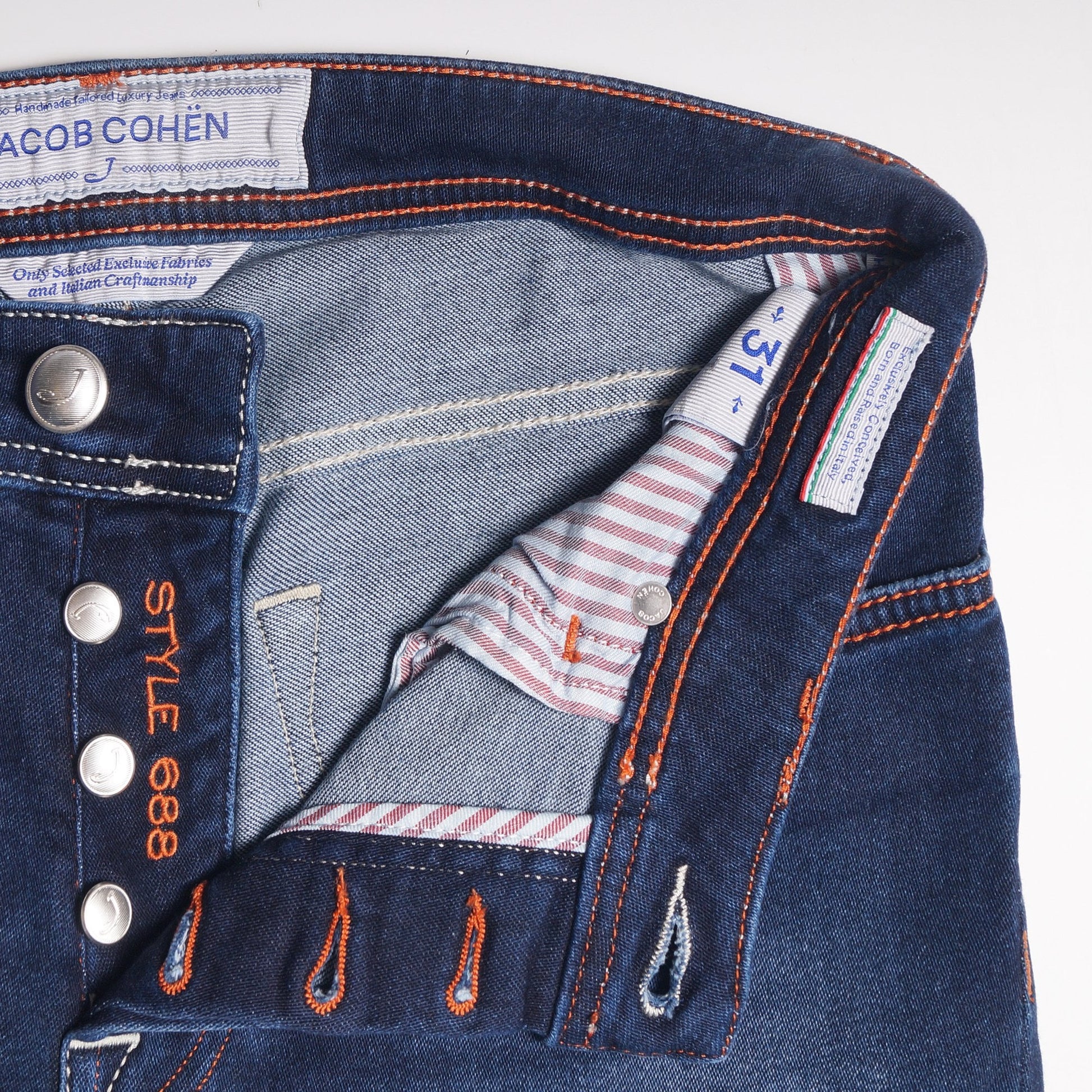 Jacob J688 Comfort Jeans - Dark Blue
