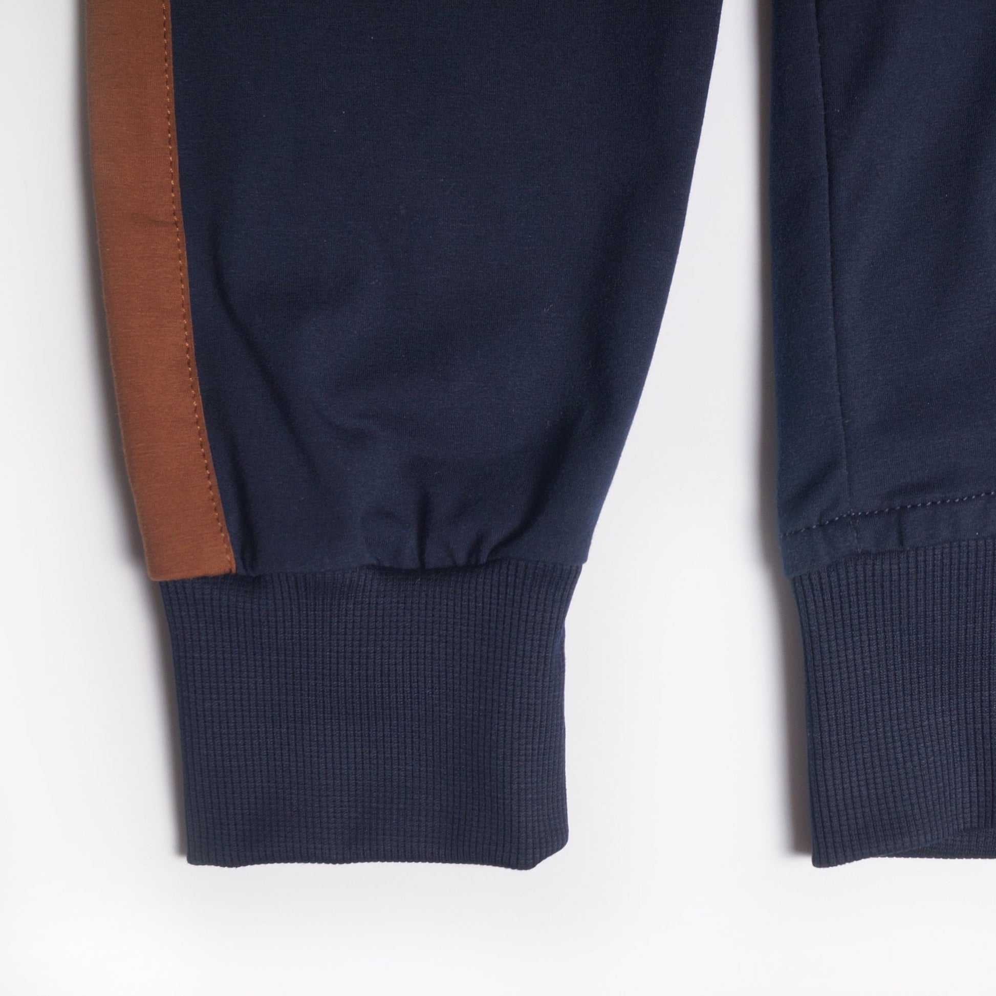 Circolo Jersey Stripe Jacket - Navy