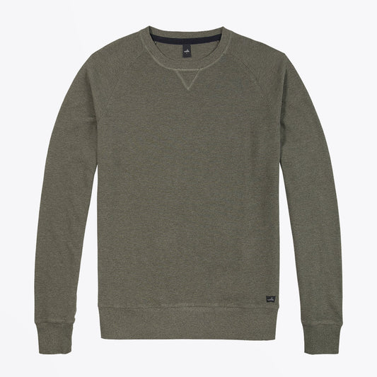 - Rowe - Pique Crew Neck Sweater - Green