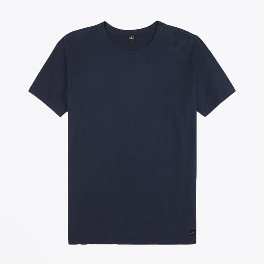 - Woods - Crew Neck T-shirt - Navy