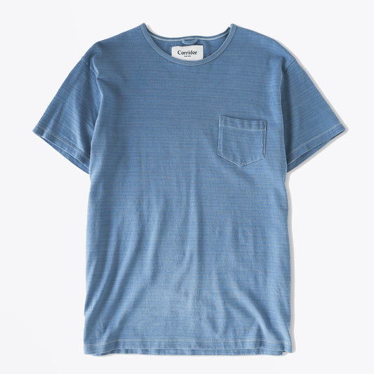 - Washed Summer T-Shirt - Blue