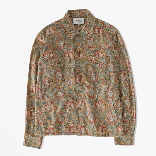 - Cotton Paisley Print Jacket - Multi