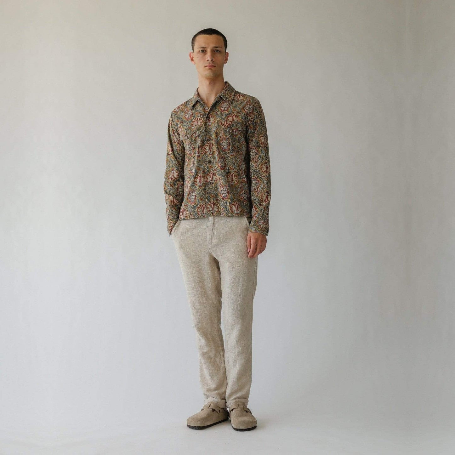 - Cotton Paisley Print Jacket - Multi