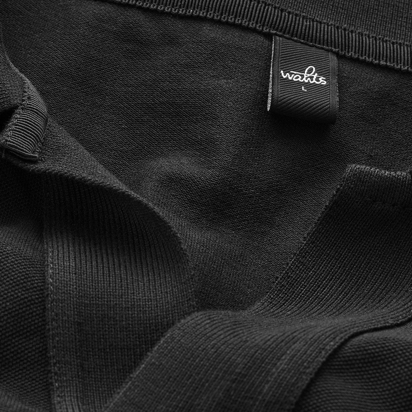 - Rice - Retro Polo Shirt - Black