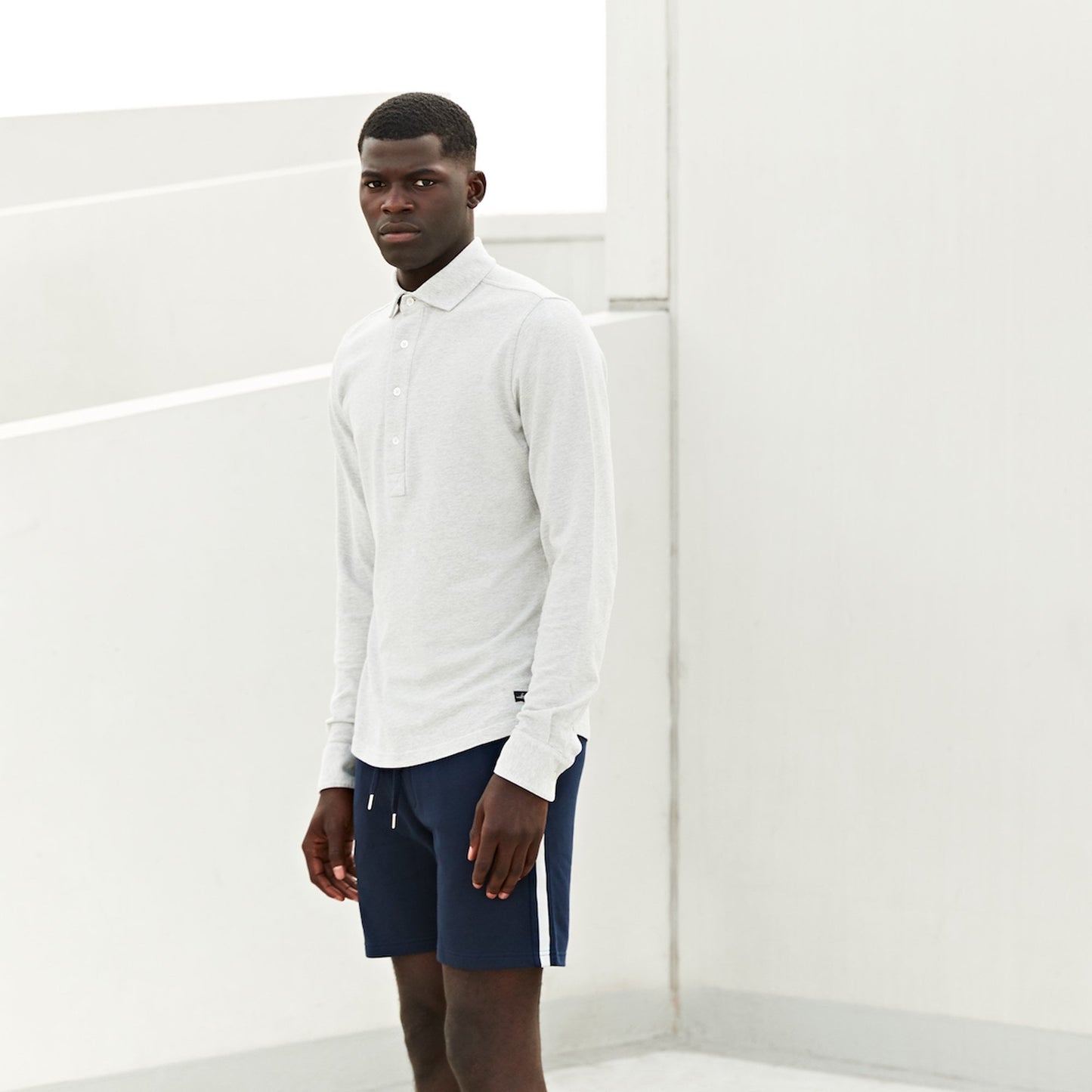 - Troy - Sweat Shorts - Navy Blue