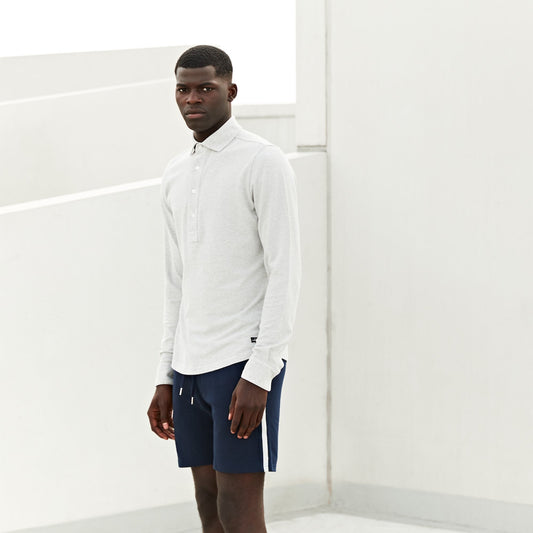 - Troy - Sweat Shorts - Navy Blue