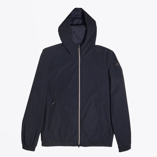 - Reversible Hooded Jacket - Navy