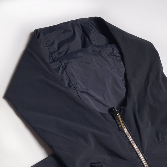 - Reversible Hooded Jacket - Navy