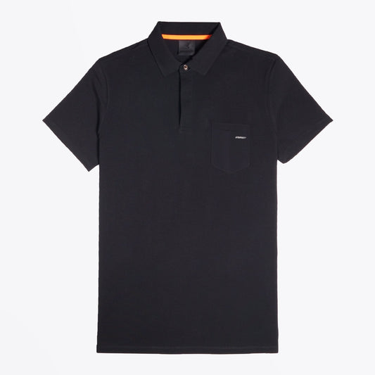 - Pocket Polo Shirt - Black