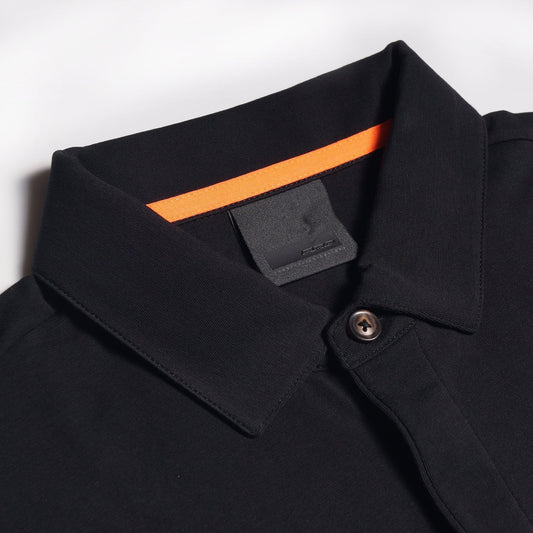 - Pocket Polo Shirt - Black