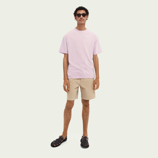 - Stuart - Cotton-Stretch Shorts - Sand