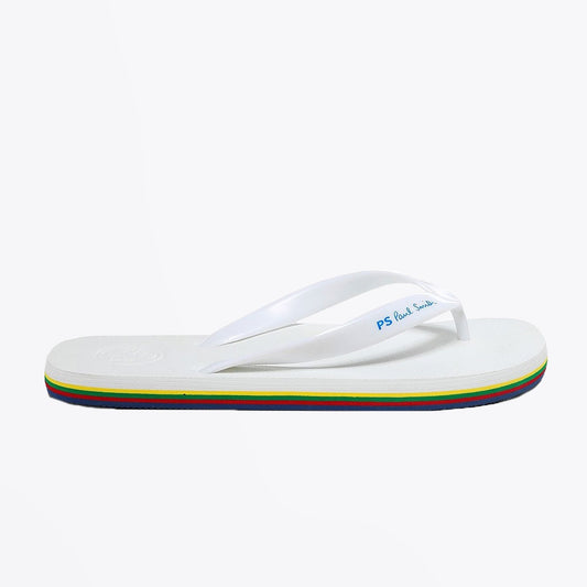 - 'Dale' Stripe Flip Flops - Blue