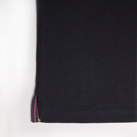 - Organic Cotton Polo Shirt - Black