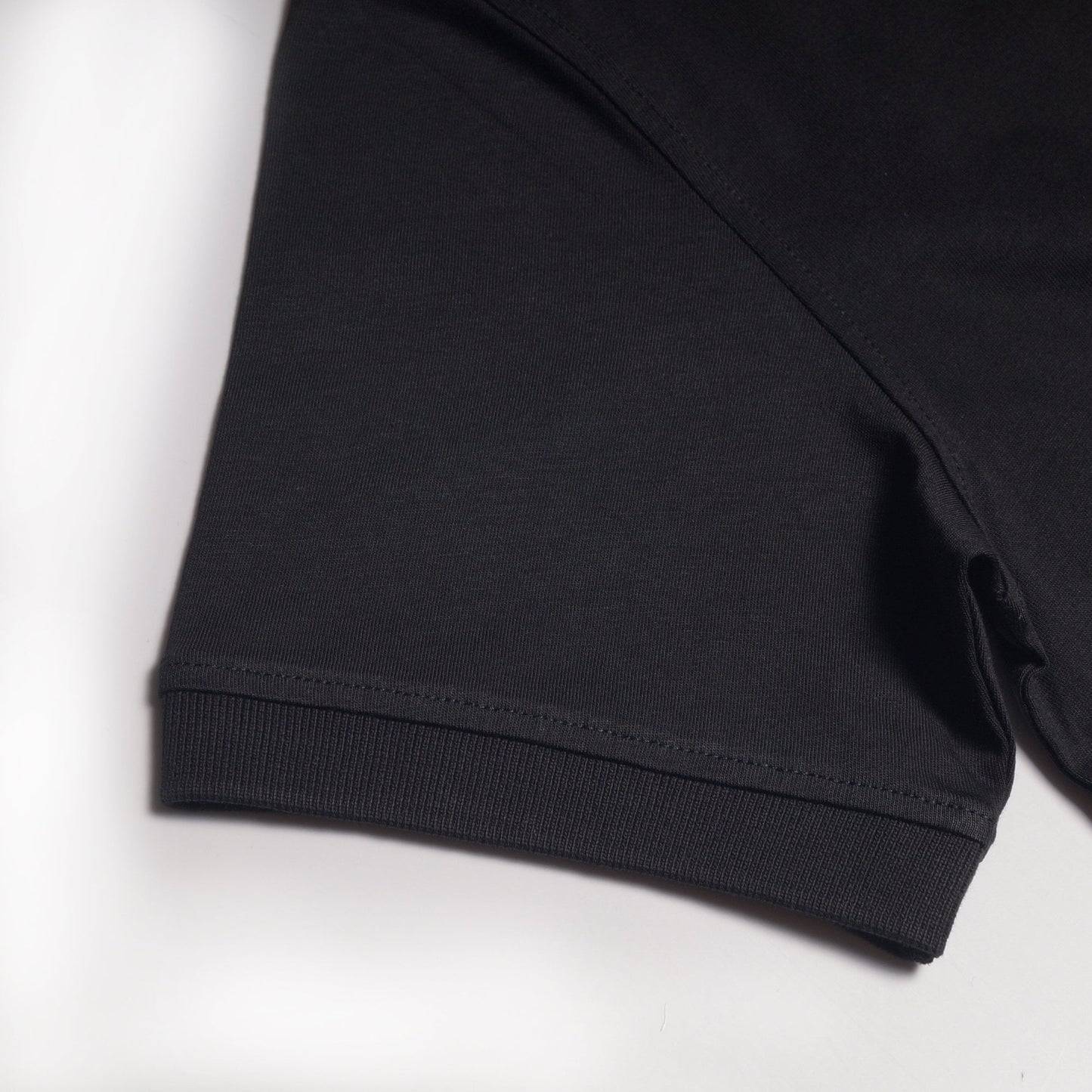 - Organic Cotton Polo Shirt - Black