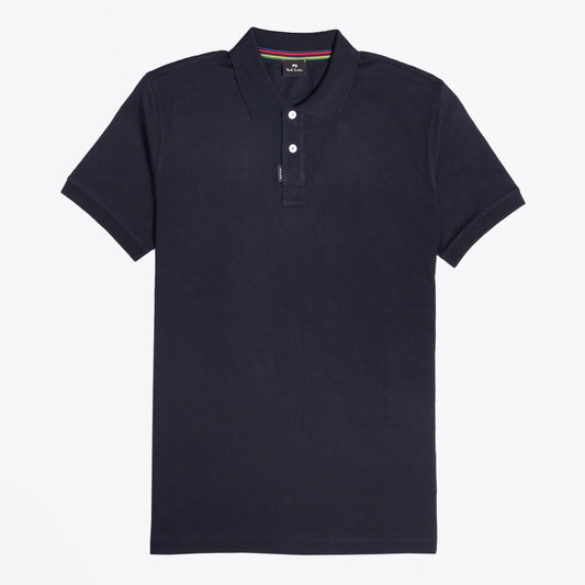 - Organic Cotton Polo Shirt - Dark Navy